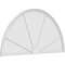 Ekena Millwork Half Round 4 Spoke Architectural Grade PVC Pediment, 82"W x 41"H x 2"P PEDPS082X410HRO04 - alternate 1